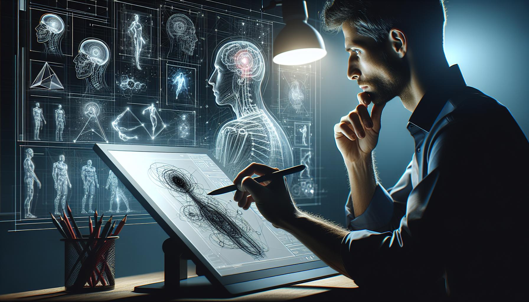 AI Image Prompts for Lying on Stomach Poses in Digital Art 1 Understanding the anatomy of Lying on Stomach Poses in Digital Art